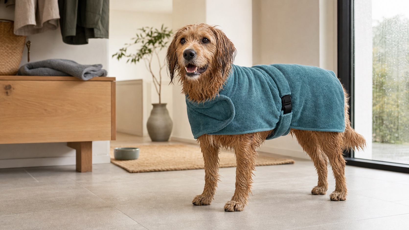 Hundebademantel: Größe, Material und Passform wählen