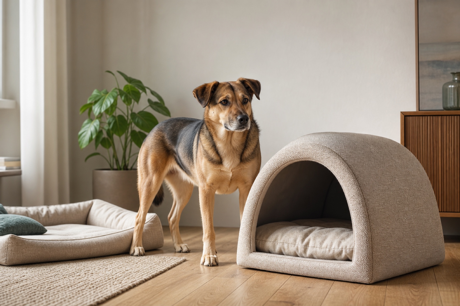Hundehöhle wählen: Größe, Standort und 4 Modelle